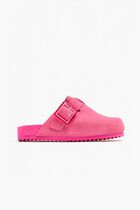 Suede Sabots