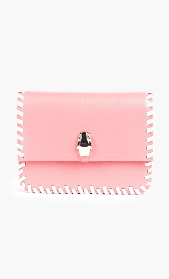Leather Contrast Sling Bag