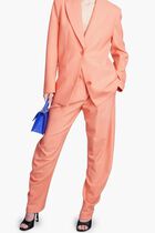 WO BLEND TWIST BANANA PANT CORAL RED COR