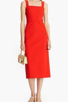 Stretch Faille Dress