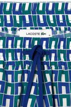 Graphic Print Short Draped Bermuda Shorts