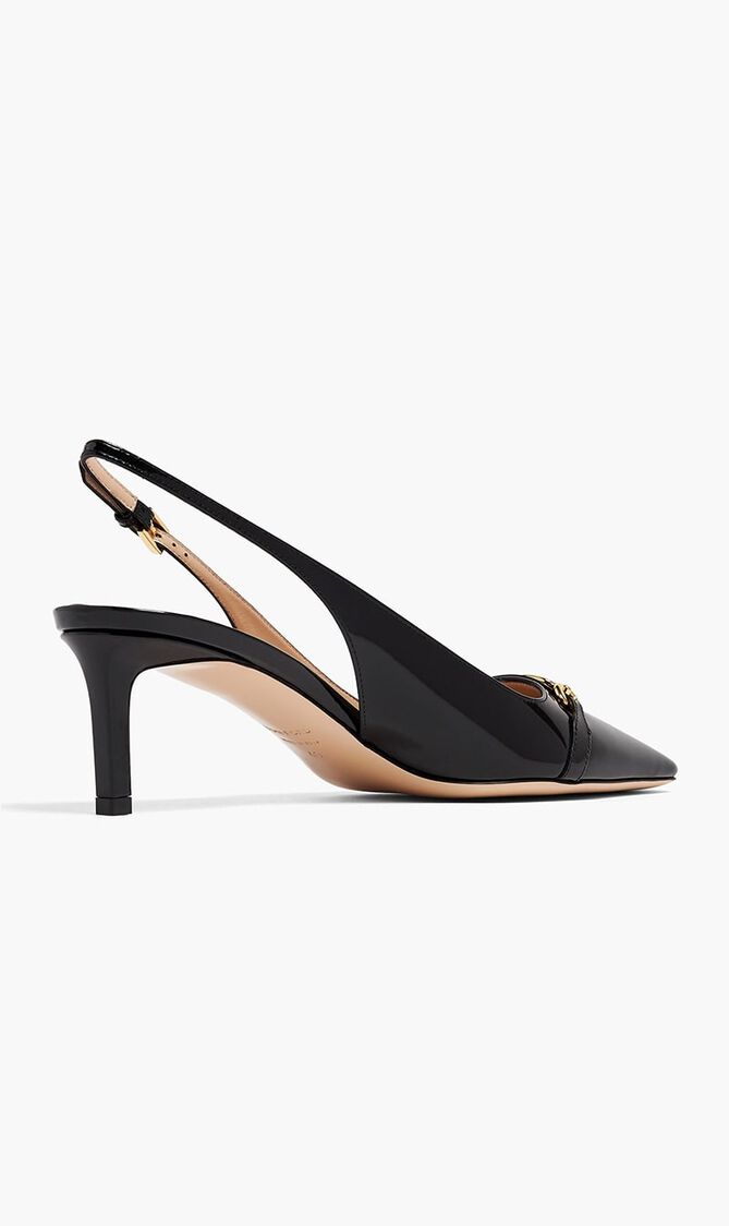 SLINGBACK PUMPS KITTEN HEEL