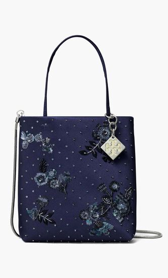 Midnight Embellished Mini Tote
