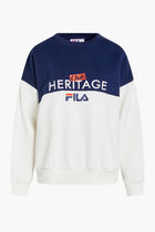 COLOIR BLOCK OVERSIZED CREW SWEAT