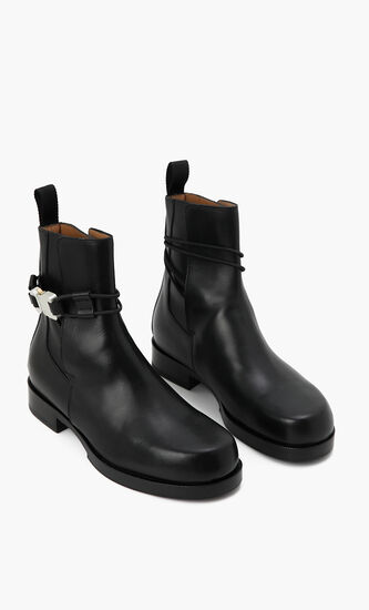 Buckle-strap Ankle Boots
