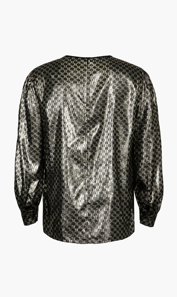 Lurex Monogram Shirt