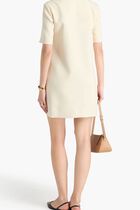 Crepe Mini Polo Dress