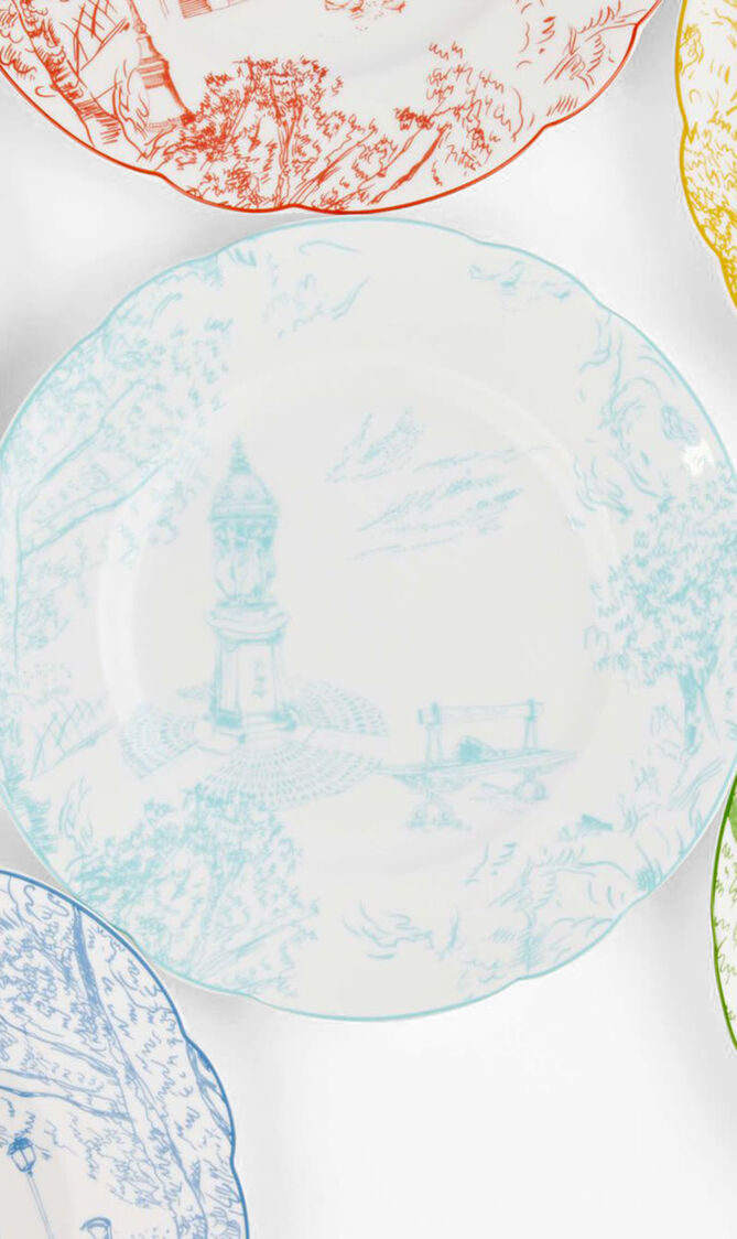 Tout Paris Salad Plate Set of 6