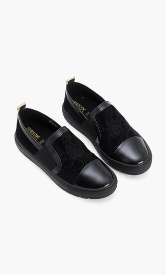 Breeda Floral Lace Slip-On