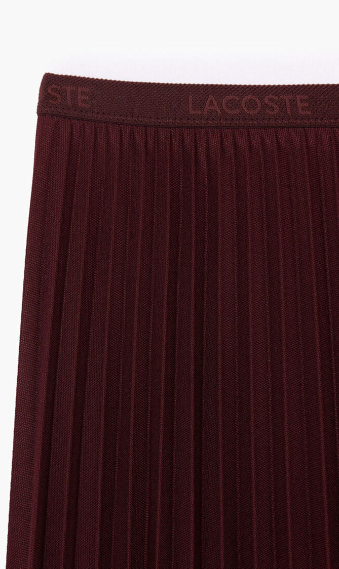 Elasticised Waist Pleated Skirt