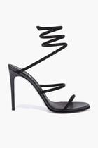 CLEO - BLACK SATIN-LAMBJET STRASS