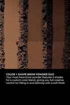 Shape Brow Powder Duo, Dark Brown