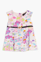 BG DRESS JERSEY BELTED AO BUTTERFLY VERSACE