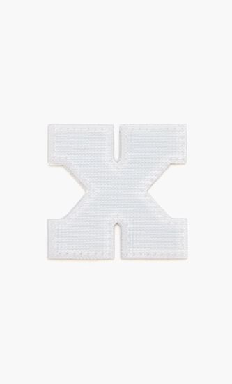 Chenille Varsity Letter 'X' patch
