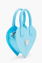 HEART SHAPE BAG WITH CRYSTALIZED HEART