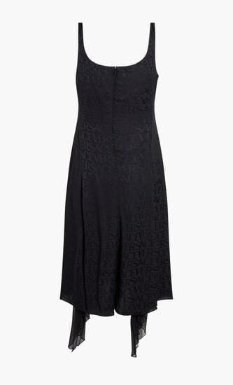 DRESS JACQUARD SATIN FABRIC VERSACE ALLOVER LOGO