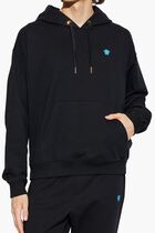 SWEATSHIRT NON BRUSHED SWEAT FABRIC MEDUSA PATCH