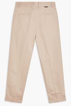 Linen Blend Tailored Pants