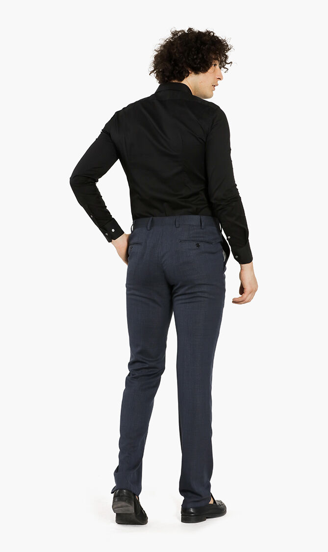 Plain Wool Trouser
