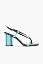 T STAMP HEEL SANDAL 85MM