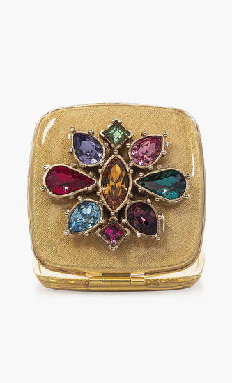 Square Jeweled Compact