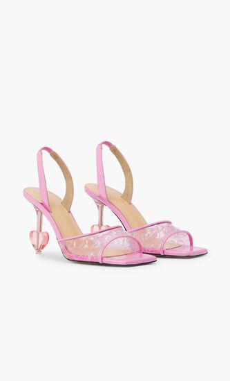 Heart Embellished Sandals