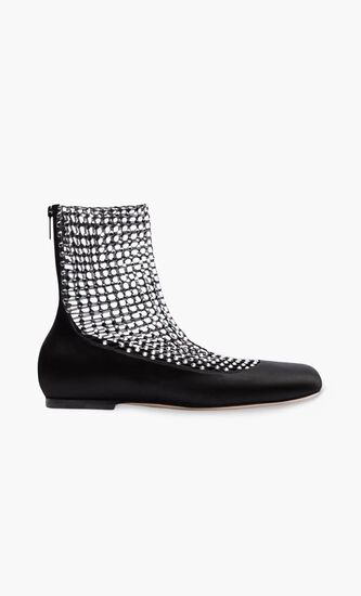 Galaxia 10 Strass Ankle Length Ballerina Shoes