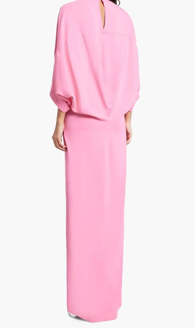 Maxi Dress With Half Sleeves
