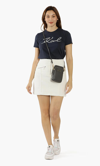 Cerrutis Leather Mini Crossbody