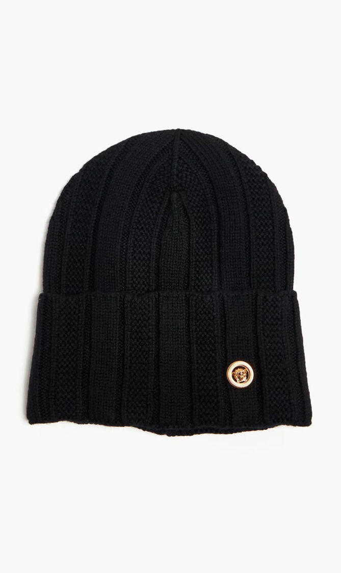 KNIT BEANIE FLAT RIBS