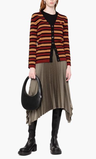Stripes Fitted Cardigan