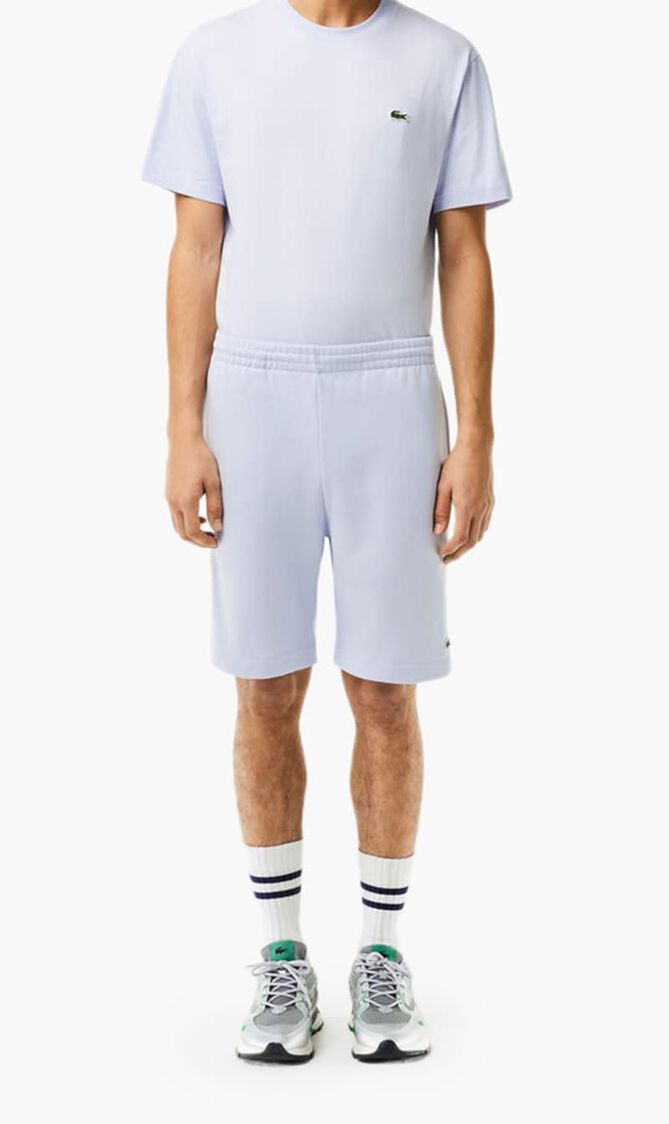 Brushed Cotton Fleece Jogger Shorts