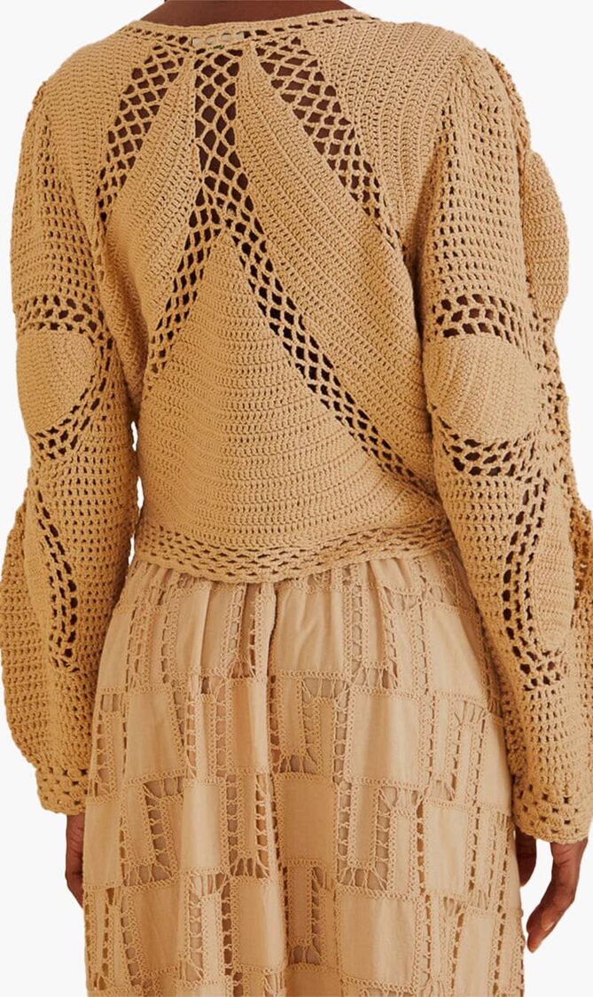 Flower Crochet Cardigan