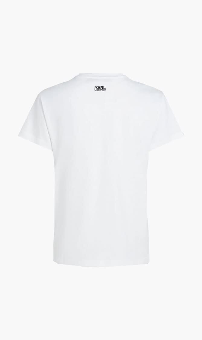 Ikon Karl & Choupette Rhinestone T-Shirt