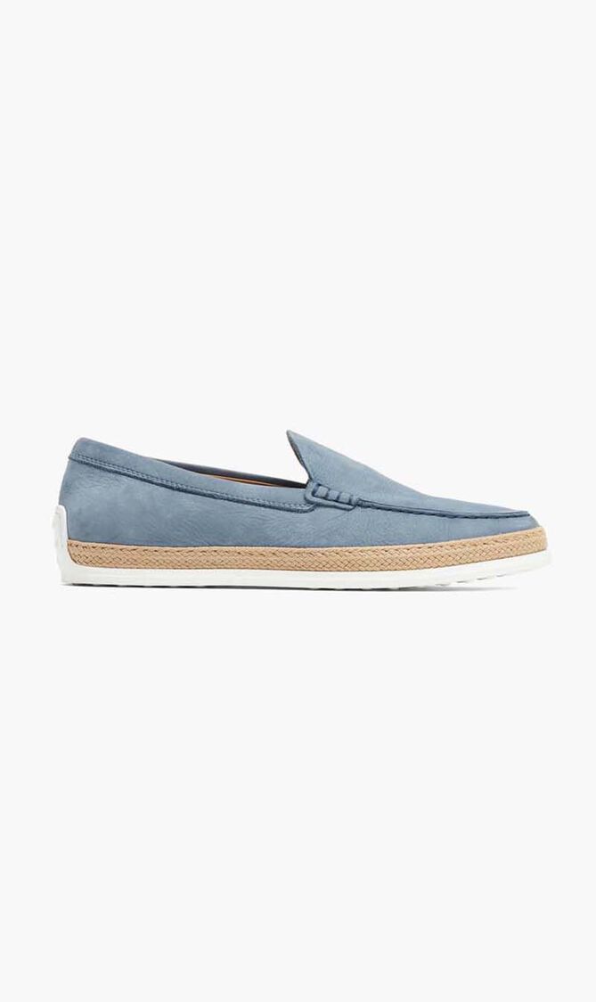 Suede Slip On Loafers