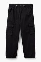 Solid Stretch Cotton Pants
