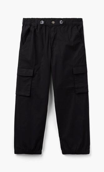 Solid Stretch Cotton Pants