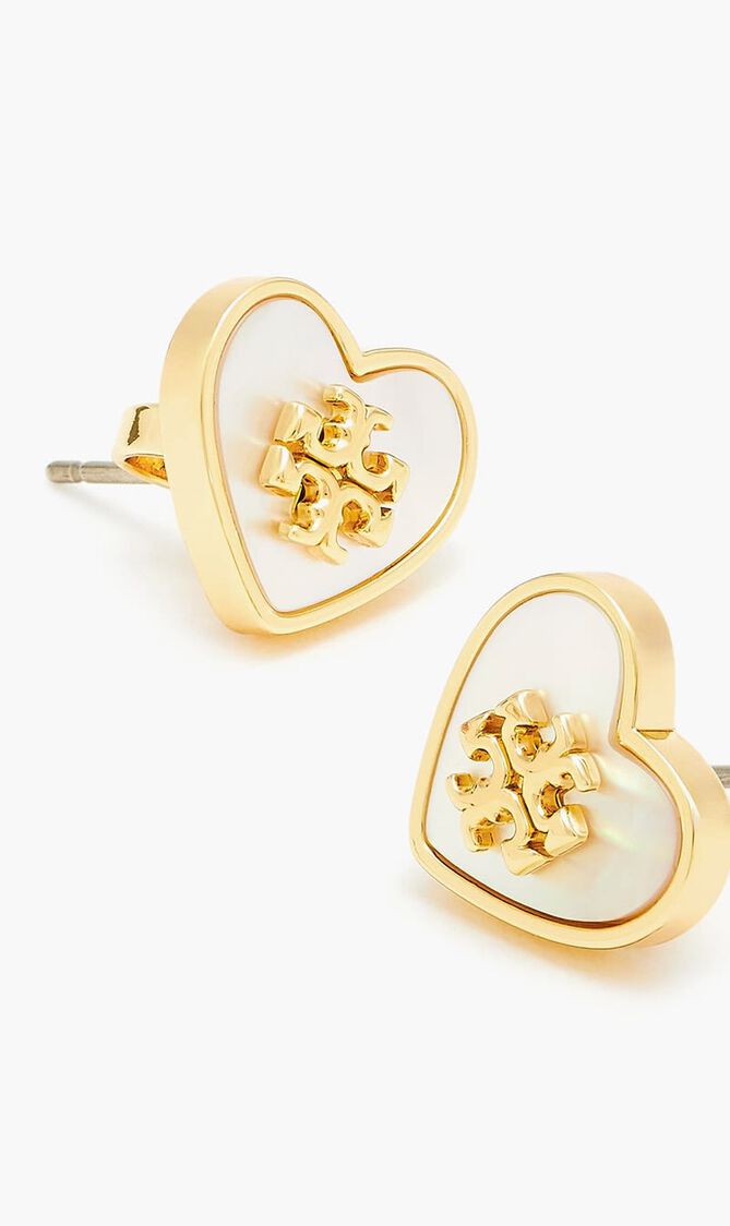 Kira Heart Stud Earrings