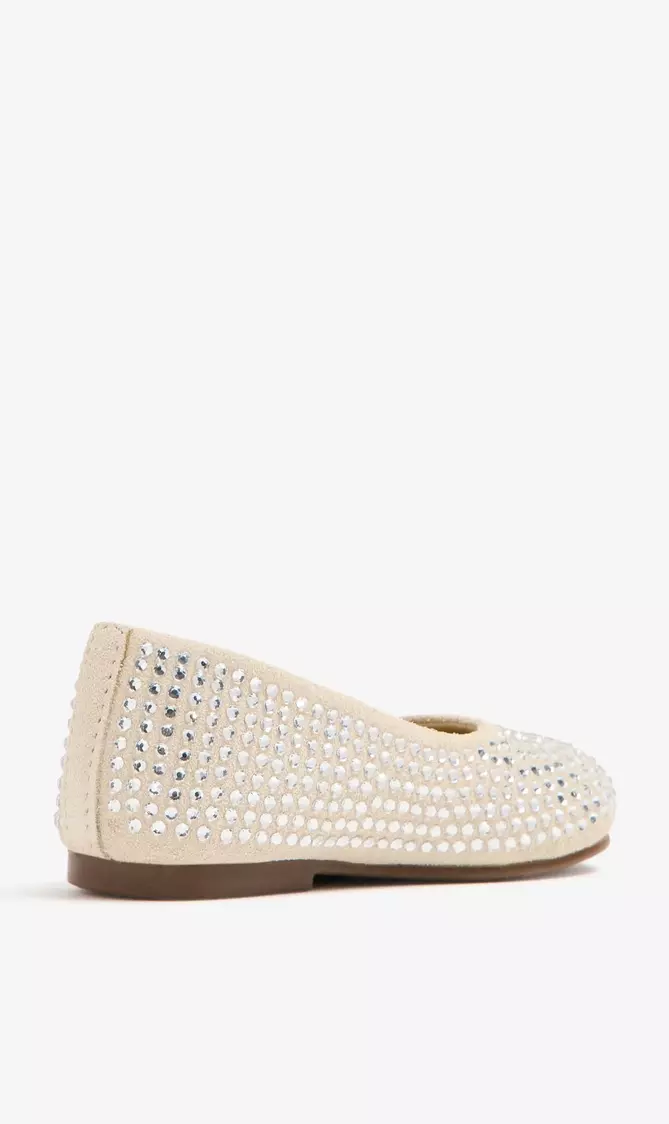 Crystal Ballet Flats
