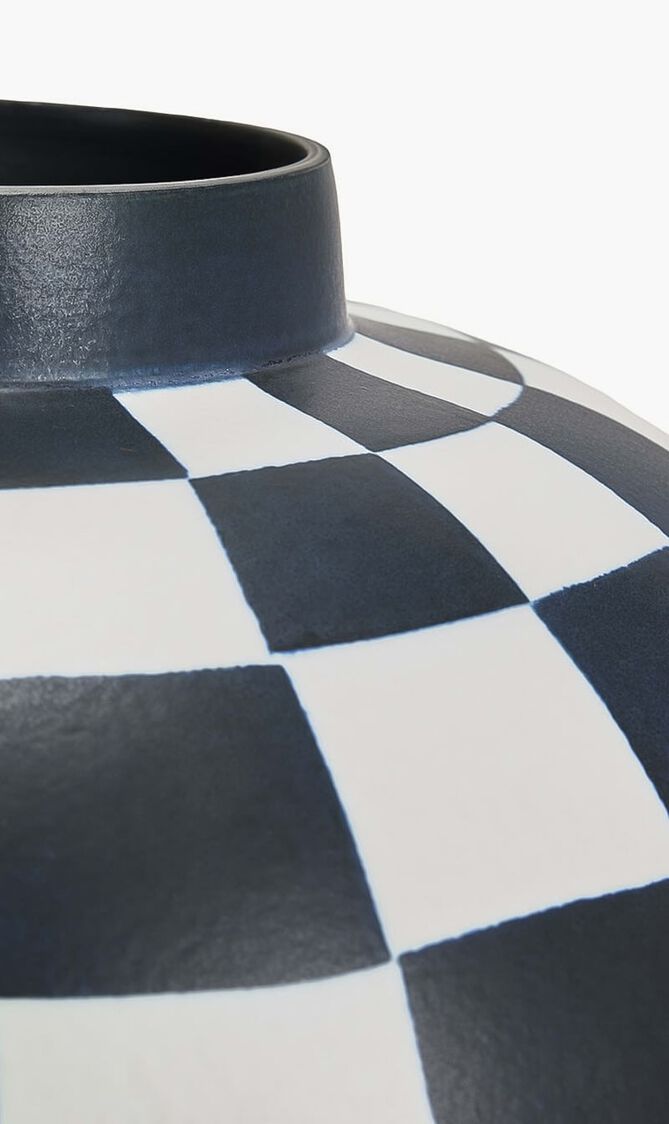 Damier Vase Large