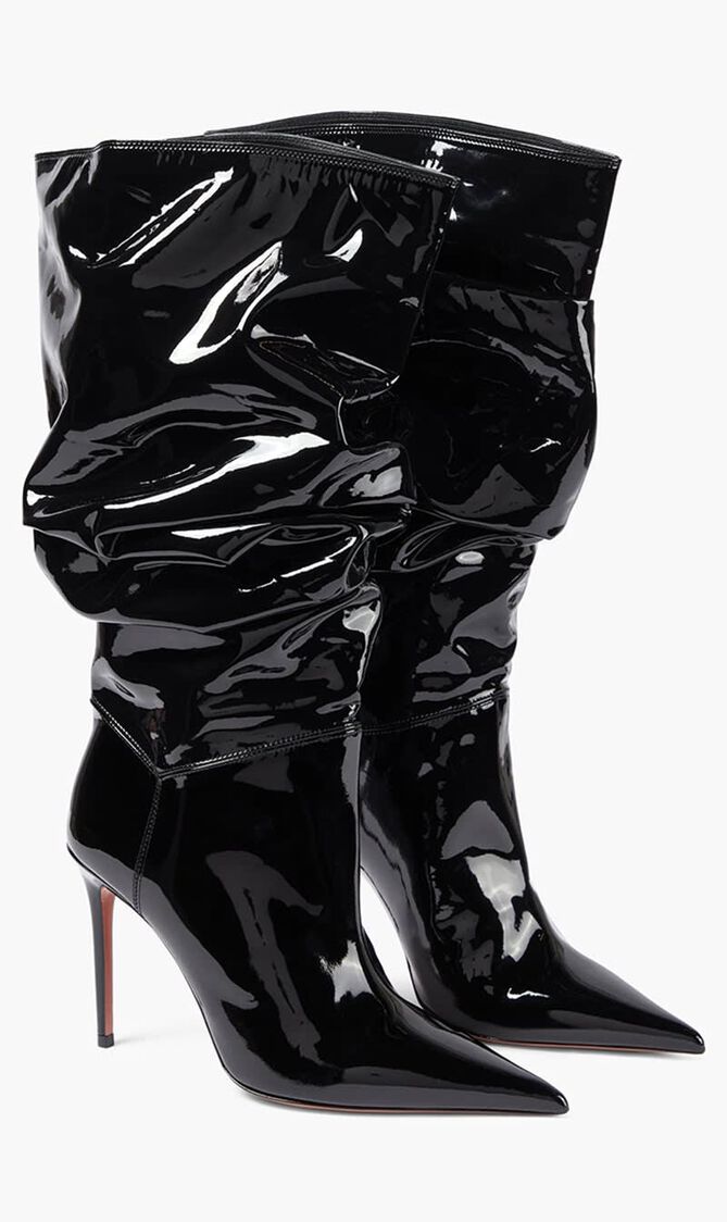 Jahleel Latex Ankle Boots