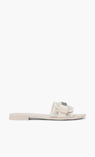 4G EMBROIDERY FLAT SANDAL