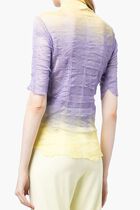 Polyster Ombre Mockneck Top