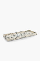 Cream Carrara Lacquer Bathroom Tray