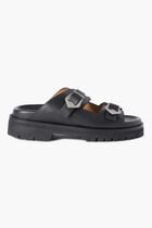 BULK ARROW SANDAL BLACK BLACK