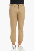 بنطال شينو قطن مطاطي بقصّة ضيقة