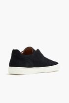 AARON SUEDE DARK NAVY TRAINER ALABASTER AARON SUEDE DARK NAVY TRAINER ALABASTER