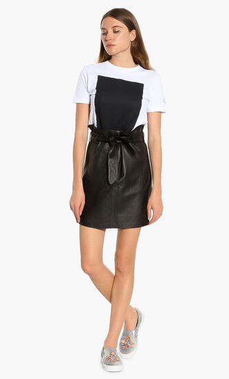 Leather High Waist Skirt