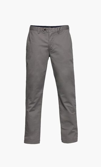 Slim Fit Plain Chinos