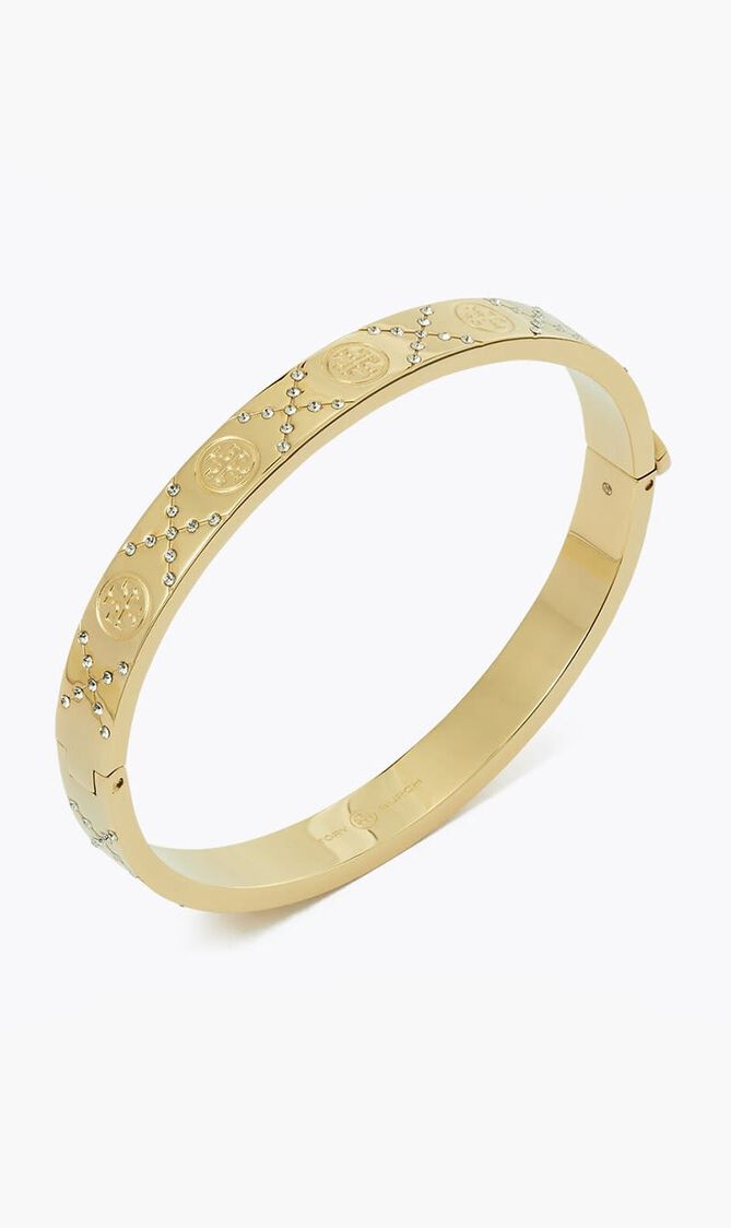 Icon T Monogram Pave Hinge Bracelet